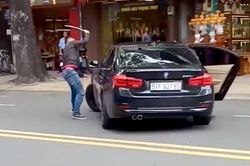 Xác định nguyên nhân vụ nam thanh niên đập xe BMW trên đường ở TP.HCM