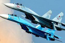 Su-27 Nga chặn 4 máy bay quân sự của Anh