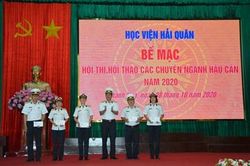 Học viện Hải quân bế mạc Hội thi các chuyên ngành hậu cần năm 2020