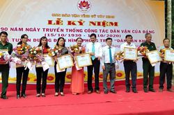 Tây Ninh kỷ niệm 90 năm Ngày truyền thống công tác dân vận của Đảng