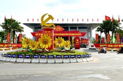 Tưng bừng khí thế chào mừng Đại hội