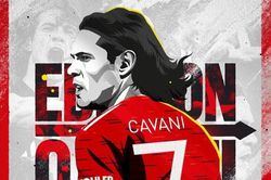 Cavani: 'Khoác áo số 7 là thử thách tuyệt vời'
