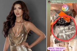 Hậu chia tay, Minh Tú bất ngờ được 'tình cũ' Andree tặng áo, dân mạng tò mò về mối quan hệ của hai người giờ ra sao?