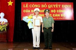 Công an tỉnh An Giang có tân Phó Giám đốc