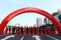 Khánh thành công trình cầu cạn đoạn Mai Dịch - Nam Thăng Long thuộc đường Vành đai 3