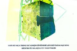 Dùng khối đá nhựa từ rác thải đắp đê kè: Một đề xuất 'táo bạo'