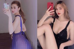 Không hổ danh 'em gái' Ngọc Trinh, Linh Chi ở nhà diện đồ xuyên thấu soi rõ từng đường cong