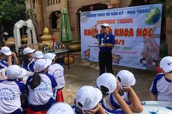Tổ chức chương trình 'khám phá khoa học' cho học sinh lớp 6