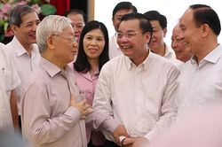 Tổng Bí thư, Chủ tịch nước Nguyễn Phú Trọng: Cán bộ của Hà Nội phải bản lĩnh, trí tuệ, huy động được sức dân