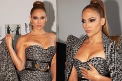 Jennifer Lopez hút mắt trong bộ váy cúp ngực tôn vòng 1 bốc lửa