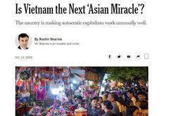 Báo New York Times của Mỹ nhận định Việt Nam là 'điều thần kỳ mới của châu Á'