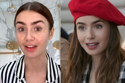 Mặt mộc của Lily Collins
