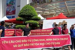 Kiến nghị điều tra hành vi chiếm dụng quỹ bảo trì chung cư