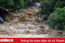 Cảnh báo lũ, lũ quét và sạt lở đất trên các sông tỉnh Thanh Hóa