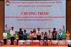 Quận Hai Bà Trưng: Hết tháng 11/2020, Quỹ 'Vì người nghèo' các cấp sẽ đạt và vượt chỉ tiêu 2,2 tỷ đồng