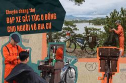 Chàng thợ đạp xe cắt tóc '0 đồng' cho người vô gia cư: 'Hãy mỉm cười vì đời còn bao điều tử tế'