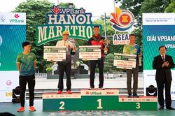 Gần 6.000 người trực tiếp tham gia giải chạy VPBank Hanoi Marathon ASEAN 2020
