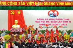 Khai mạc Đại hội đại biểu Đảng bộ tỉnh Đồng Tháp lần thứ XI