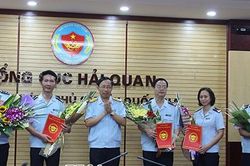 Tổng cục Hải quan bổ nhiệm, điều động 5 lãnh đạo vụ, cục
