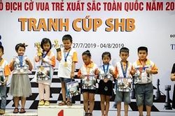 300 kỳ thủ tranh tài tại Giải Cờ vua trẻ toàn quốc 2020