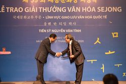Lễ trao giải thưởng văn hóa Sejong lĩnh vực giao lưu văn hóa quốc tế