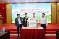 EVN và các đơn vị thành viên chung tay hỗ trợ miền Trung
