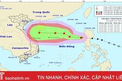 Bão số 8 di chuyển theo hướng Tây, mỗi giờ đi được 10-15km