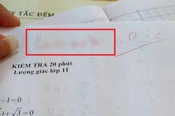 Hoàn thành bài kiểm tra khá tốt nhưng vẫn nhận điểm 0 tròn trĩnh, lời phê của cô giáo khiến tất cả vỡ lẽ