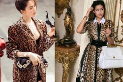 Ngọc Trinh và em chồng Hà Tăng đụng độ họa tiết da báo, kín hay hở đều đẹp 'cạn lời'