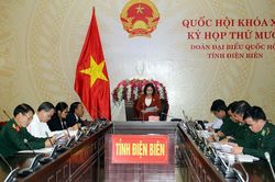 Quốc hội thảo luận dự thảo Luật Biên phòng Việt Nam