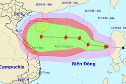 Bão Saudel dự báo sẽ mạnh thêm, giật cấp 14