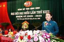 Đồng chí Nguyễn Thị Thu Hà được bầu giữ chức vụ Bí thư Tỉnh ủy Ninh Bình nhiệm kỳ 2020-2025