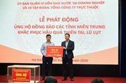 Vinataba quyên góp ủng hộ đồng bào miền Trung