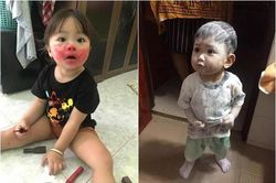 Hội mẹ bỉm sữa tá hỏa nhìn những màn nghịch của con trẻ