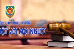 Cuộc thi trực tuyến 'Pháp luật với mọi người' thu hút sự quan tâm của đông đảo các tầng lớp Nhân dân