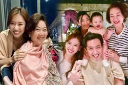 Trấn Thành đăng ảnh gia đình nhưng Hari Won lại được khen giống hệt mẹ chồng