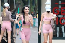 Mai Phương Thúy & vợ Justin Bieber đều mắc lỗi thời trang với đồ tập màu hồng