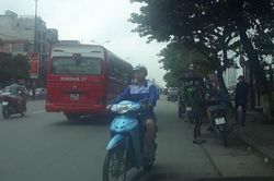 Vô tư đi vào đường ngược chiều