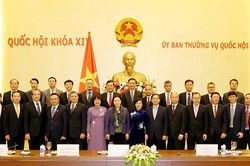 Chủ tịch Quốc hội Nguyễn Thị Kim Ngân tiếp các đại sứ, trưởng cơ quan đại diện Việt Nam tại nước ngoài