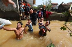 Tình hình mưa lũ ngày 23/10: Lên phương án di dời dân ứng phó bão số 8