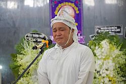 Lý Hùng nghẹn ngào nói lời tiễn biệt cha NSND Lý Huỳnh
