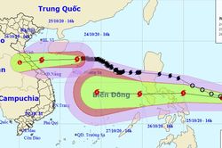 Bão số 8 cách Hoàng Sa 100km, thêm áp thấp nhiệt đới hướng vào Biển Đông