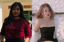 Cô gái giảm 15 kg trong 6 tháng