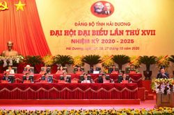 Khai mạc Đại hội Đảng bộ tỉnh Hải Dương lần thứ 17