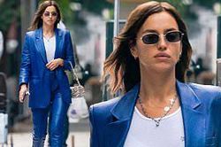 Irina Shayk thần thái cuốn hút như ngôi sao điện ảnh trên phố