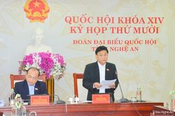 Đoàn đại biểu Quốc hội Nghệ An đề xuất giải pháp đấu tranh phòng chống các loại tội phạm mới