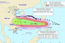 Thời tiết ngày 26/10: Vùng áp thấp gây mưa từ Nghệ An đến Quảng Trị