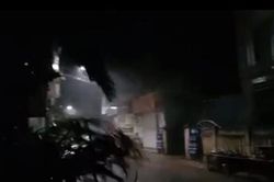 Clip bão số 9 đổ bộ gây mưa to, gió lớn ở Lý Sơn