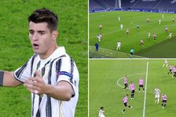 Morata gây sốt với với hat-trick không được công nhận vào lưới Barca