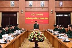 Thường vụ Quân ủy Trung ương đánh giá kết quả thực hiện nhiệm vụ quân sự, quốc phòng tháng 10, triển khai nhiệm vụ tháng 11